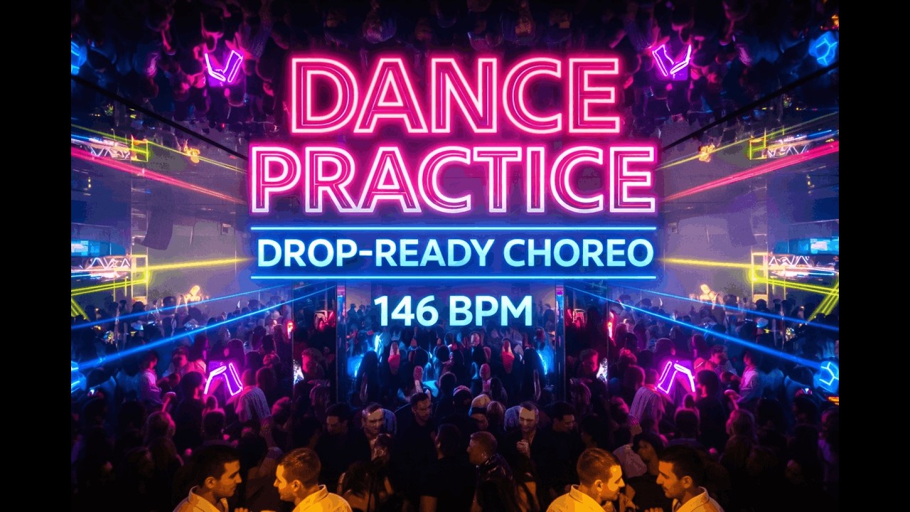 CHOREO RUN MODE 🔥 146 BPM Tech | Drop-Hit Cue Practice Mix