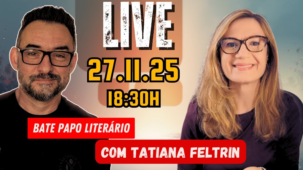 TATIANA FELTRIN AO VIVO! O Bate-Papo Liter&aacute;rio Que Voc&ecirc; Esperava 🔥📖