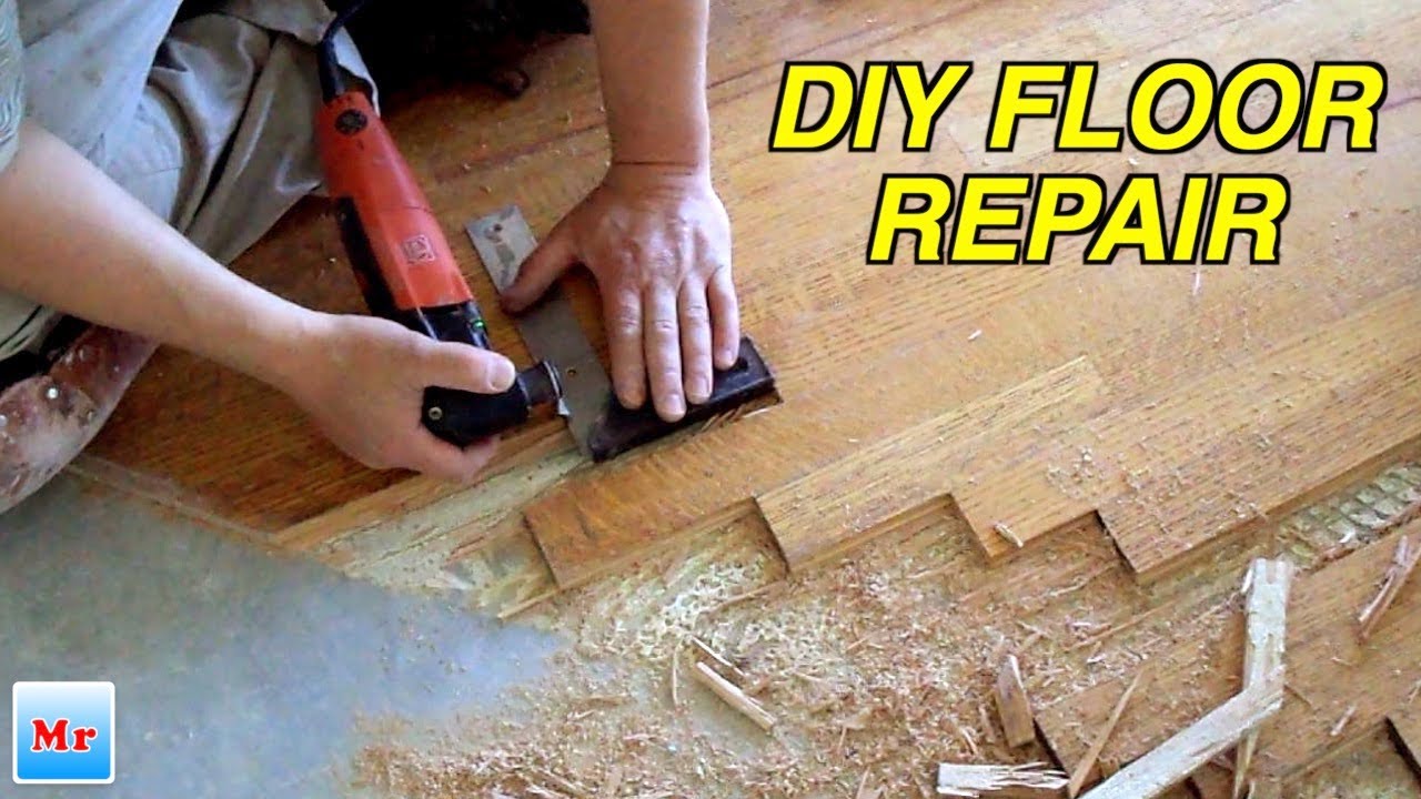 Hardwood Floor Repair with Fein Multimaster! It is Very Easy!