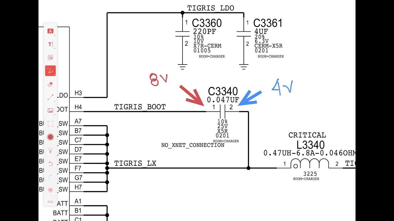 Còmo funciona el circuito  de carga tigris? How does the tigris charging circuit work