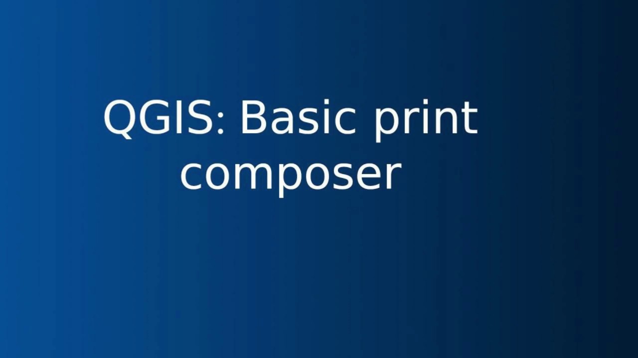Zhylle: QGIS Basic Print Composer