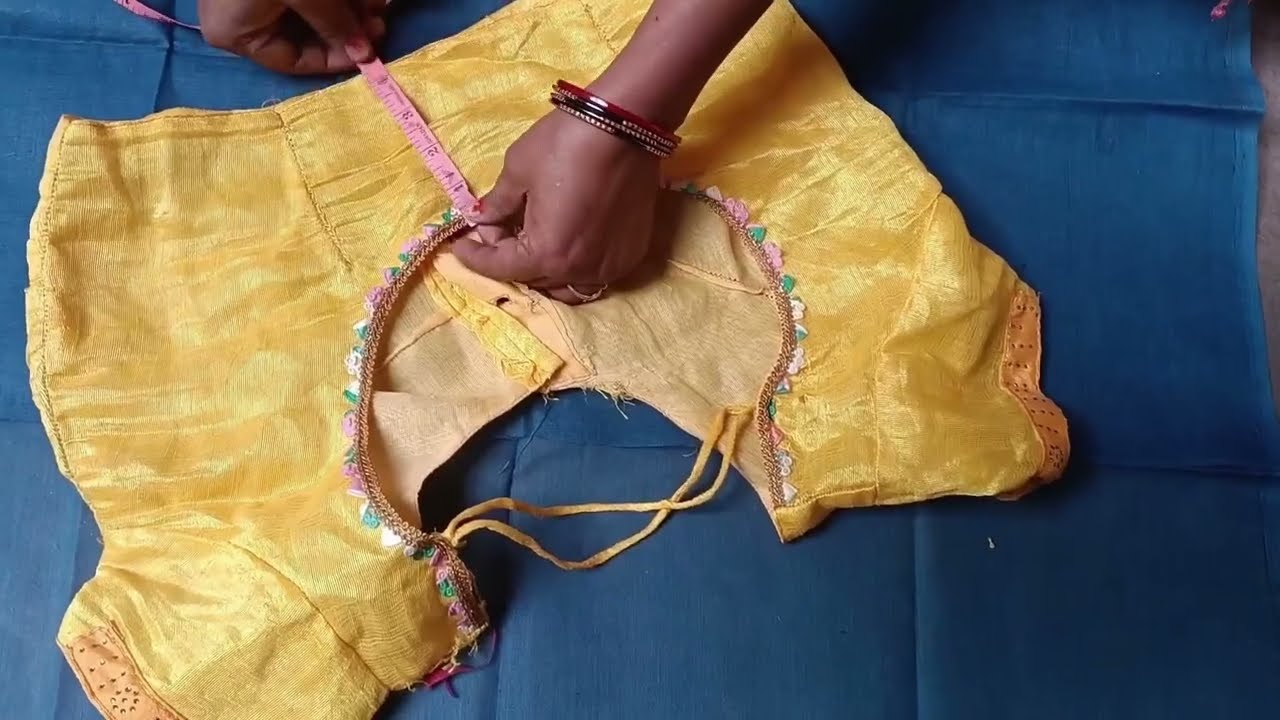  40 size ka Astar dar blouse cuttingअस्तर दार ब्लाउज कटिंग करना आसान तरीका ✂️