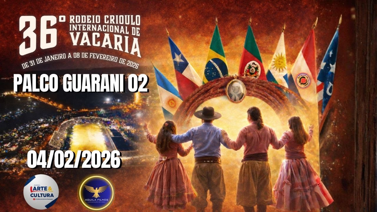36º RODEIO INTERNACIONAL DE VACARIA  - DECLAMAÇÃO PALCO GUARANI 02