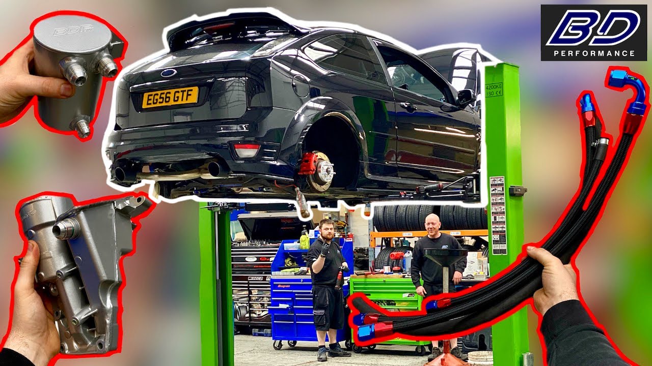 FOCUS ST GETS OIL BREATHER KIT AND RS OIL COOLER
