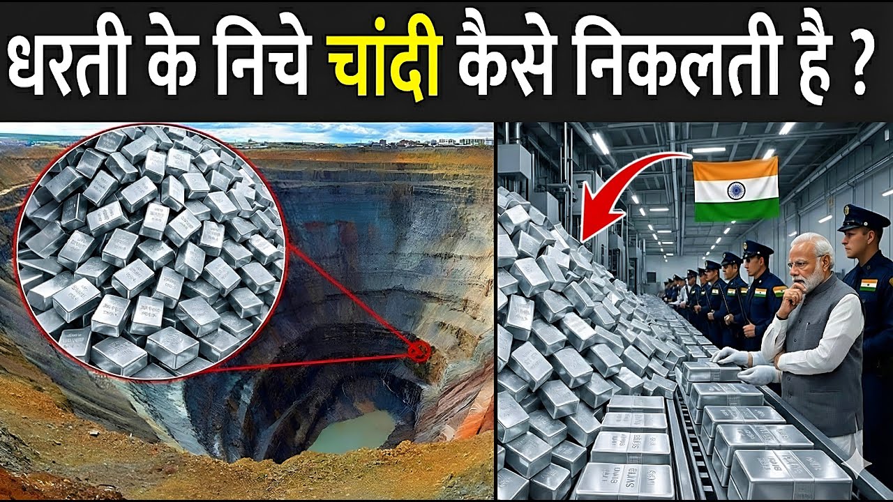 धरती के निचे से चांदी कैसे निकाली जाती है ? | Process Of Making Silver | Chandi Kaise Banta Hai