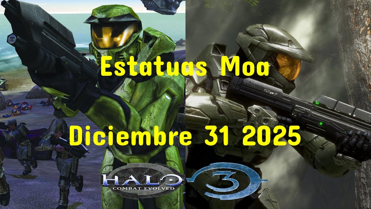 Ubicación estatuas MOA Diciembre 31 2025 | Halo CE   y   Halo 3