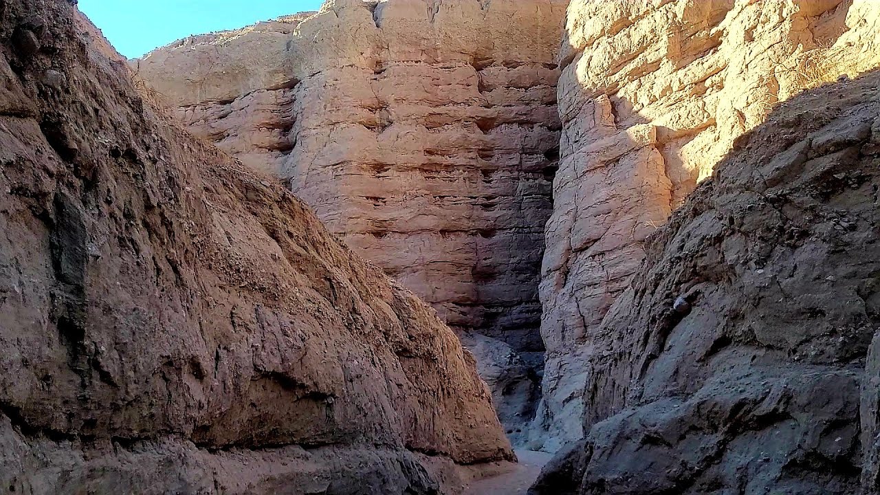 A surreal experience inside an active and  dangerous San Andreas Fault near Palm Springs California