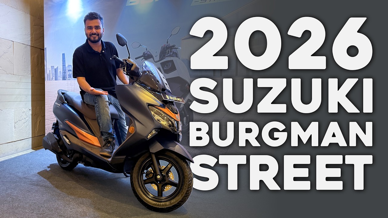 Suzuki Burgman Street 2026 | Что нового? От 1,01 лакха рупий | @MotorBeam