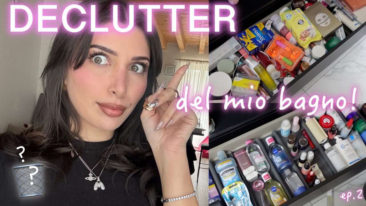 DECLUTTERING DEL MIO BAGNO 🆘🛁 MelissaTani