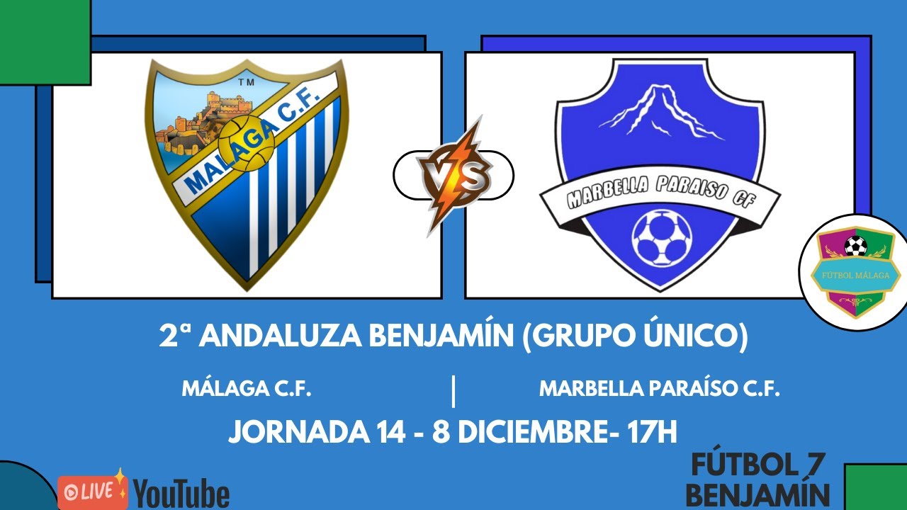 Jornada 14⚽️: MÁLAGA C.F. 🆚 MARBELLA PARAISO C.F.