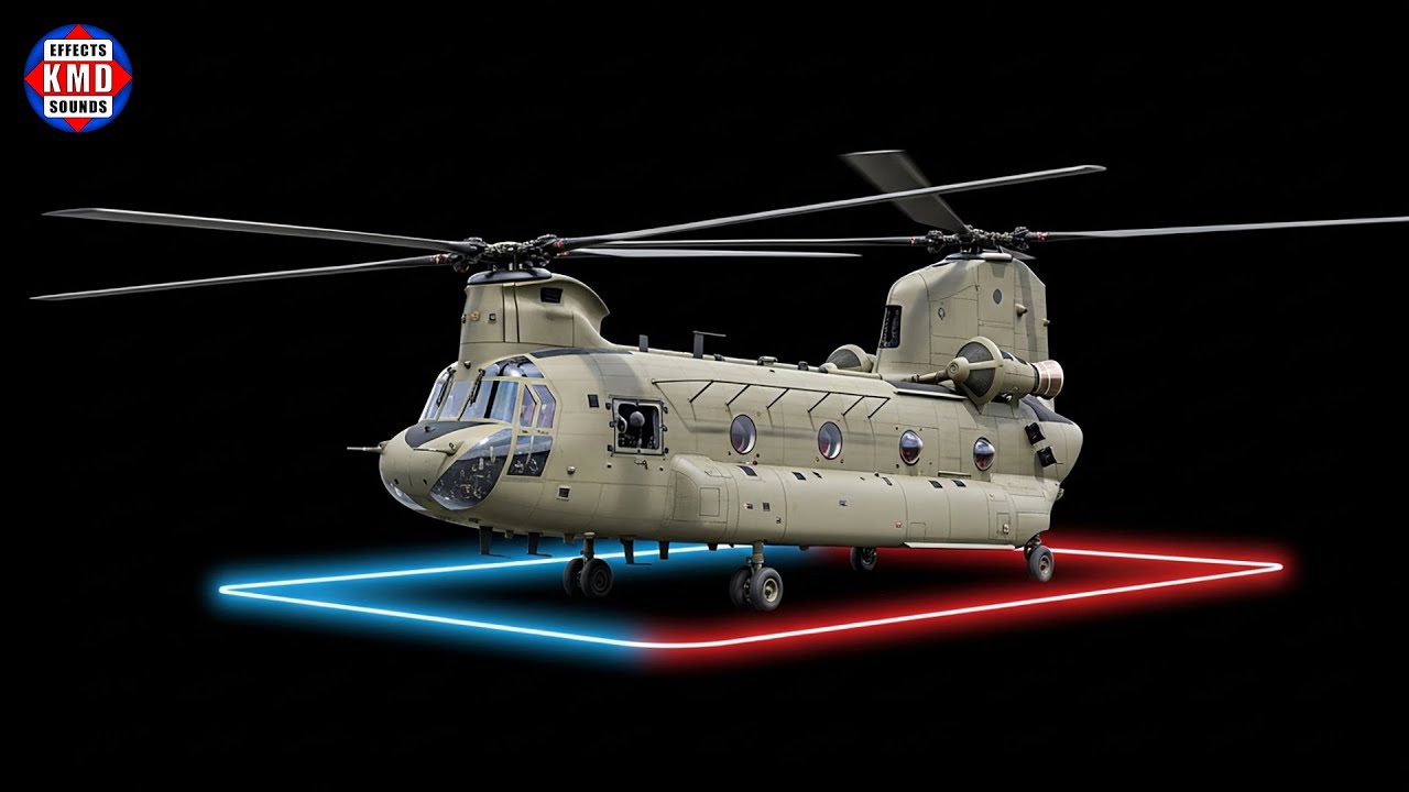 🎶 CHINOOK HELICOPTER SOUND - VEHICLE SOUNDS - The Best Sound Effects