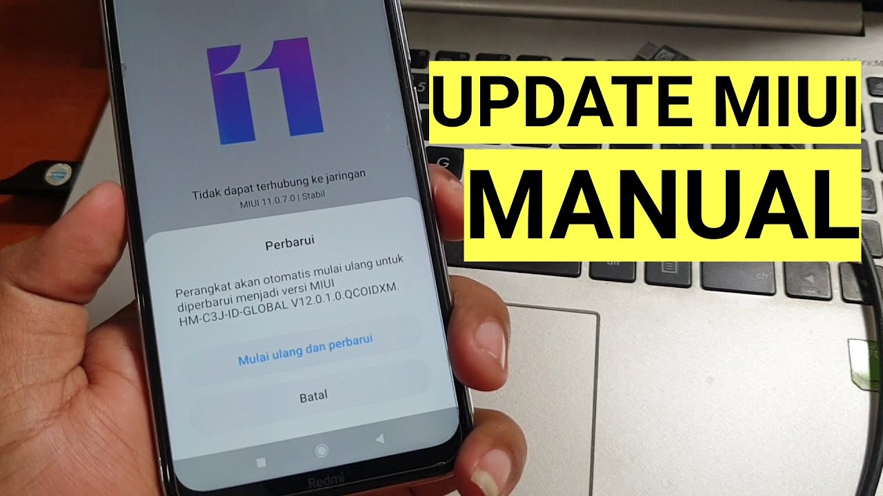 Cara Update Miui 12 Manual untuk semua tipe xiaomi yang support