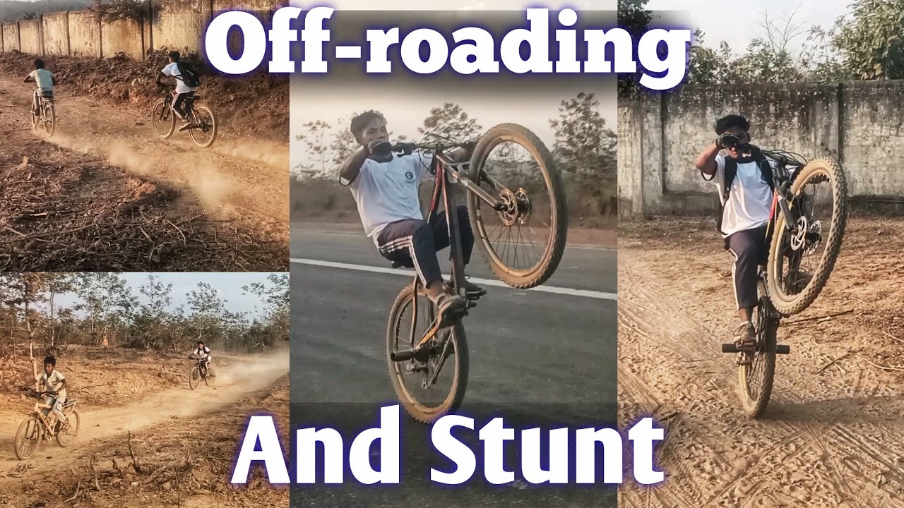 Off-roading And Stunt 🤯#mtb nimda rider.