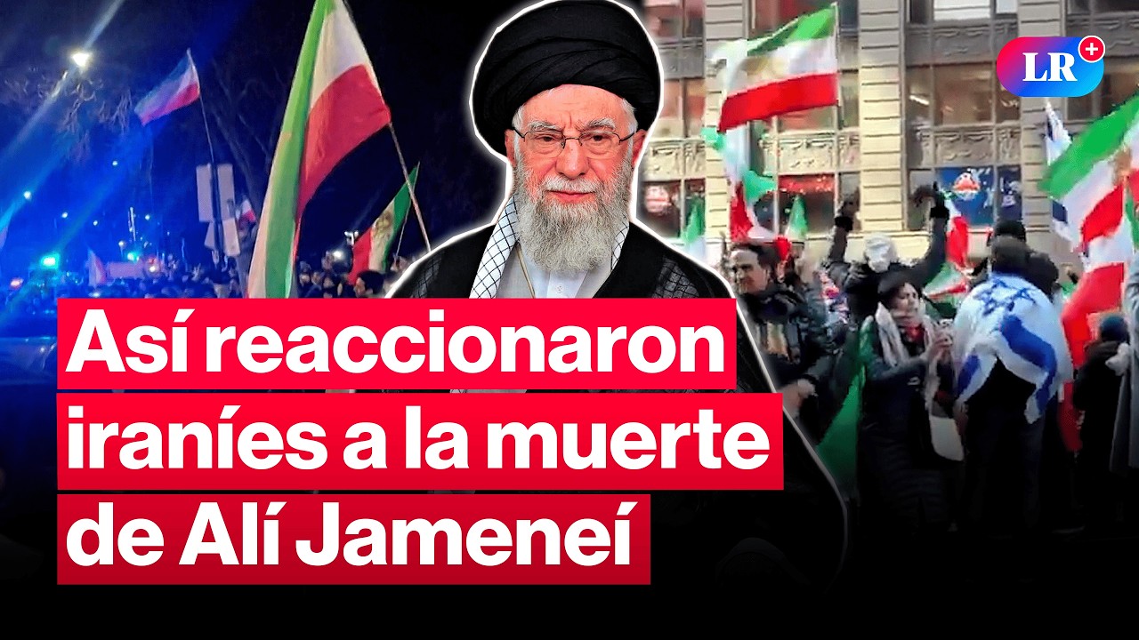 Así reaccionaron los iraníes en las calles ante la muerte de Alí Jamenei | #LR