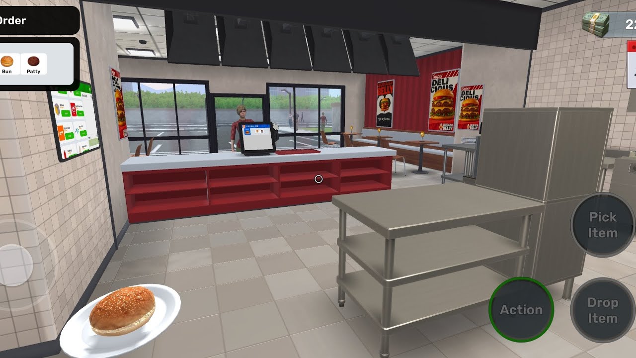 New game burger bali (new update) android gameplay,🍔🍔👿#youtubvideo #gaming 