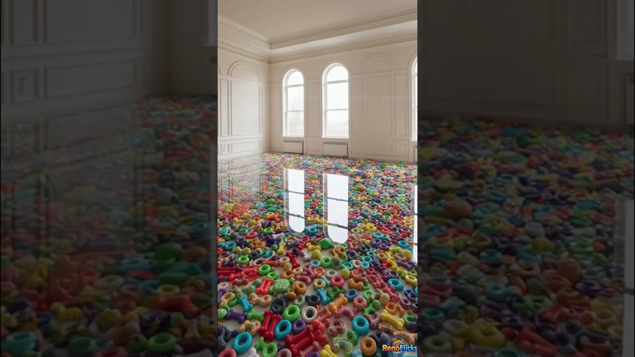 I built my dog the ultimate dream room! 🐶🦴 