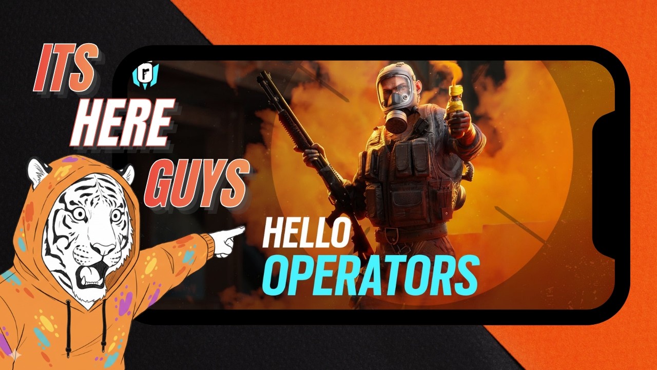 🔴Live: R6 Mobile, INDIA SOFT RELEASE🤩🤩| #rainbowsixmobile #rainbowsix