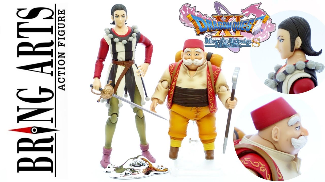 Dragon Quest XI Bring Arts Figure Sylvando and Rab Showcase Review ドラゴンクエストXI BRING ARTS ＜シルビア & ロウ＞