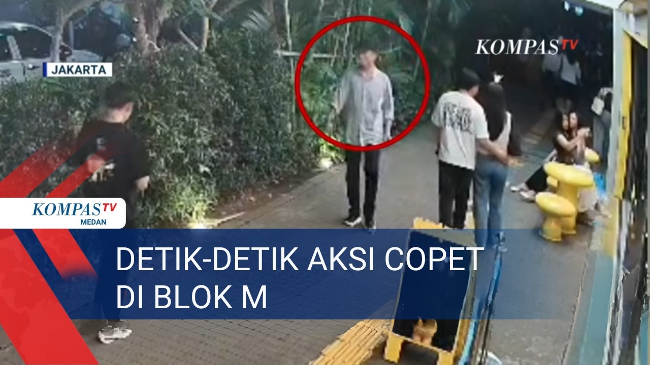 Video Detik Detik Copet Beraksi di Blok M Viral