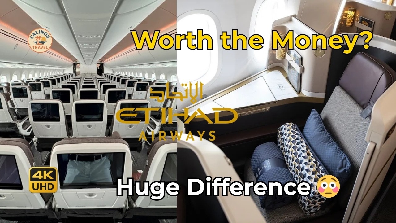 Etihad Economy vs Business Class ✈️ München → Abu Dhabi → Thailand (4K) | kompletter Flugvergleich