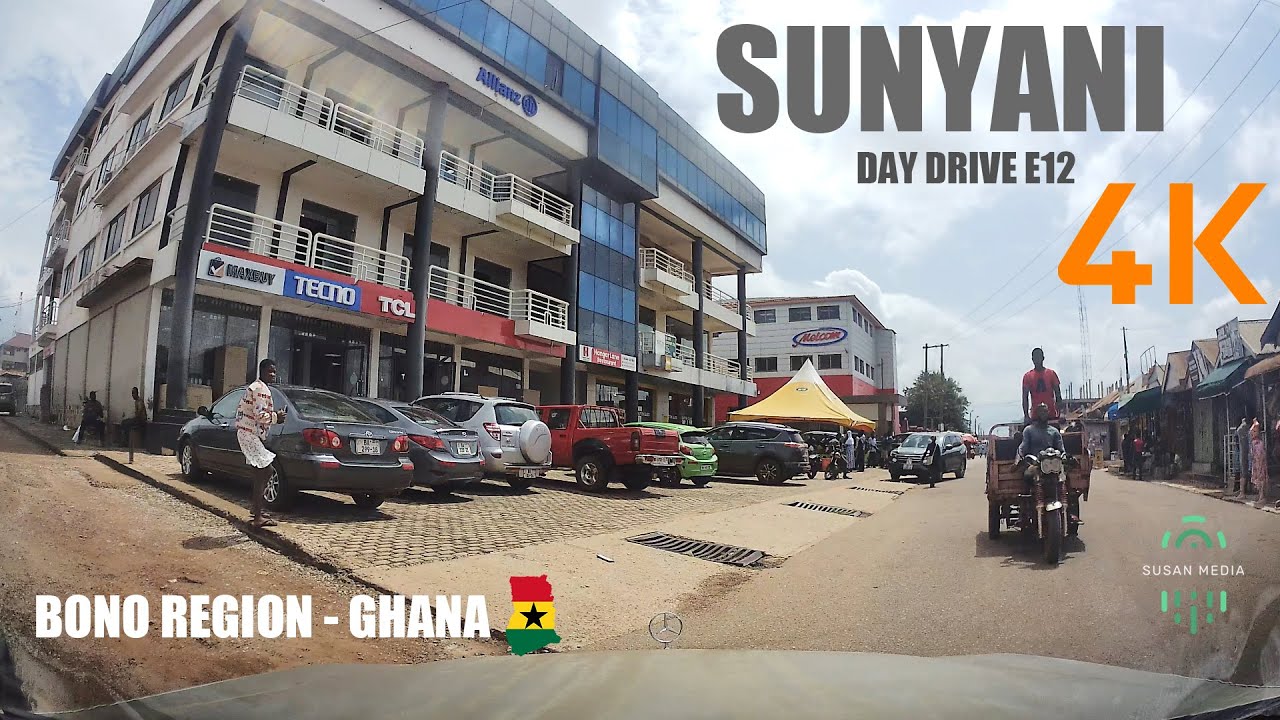Sunyani Day Drive E12 Bono Region Ghana 4K