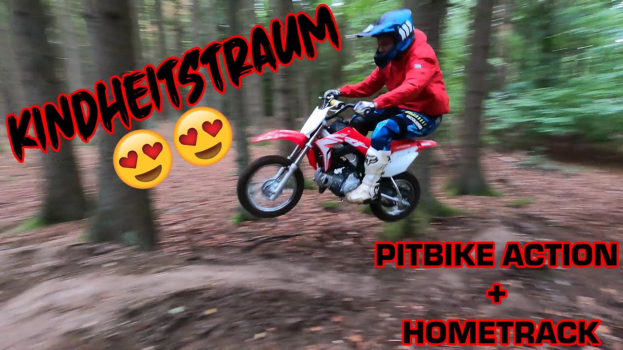 Neues Bike + Eigene Strecke 😍 | PITBIKE ACTION CRF110 !