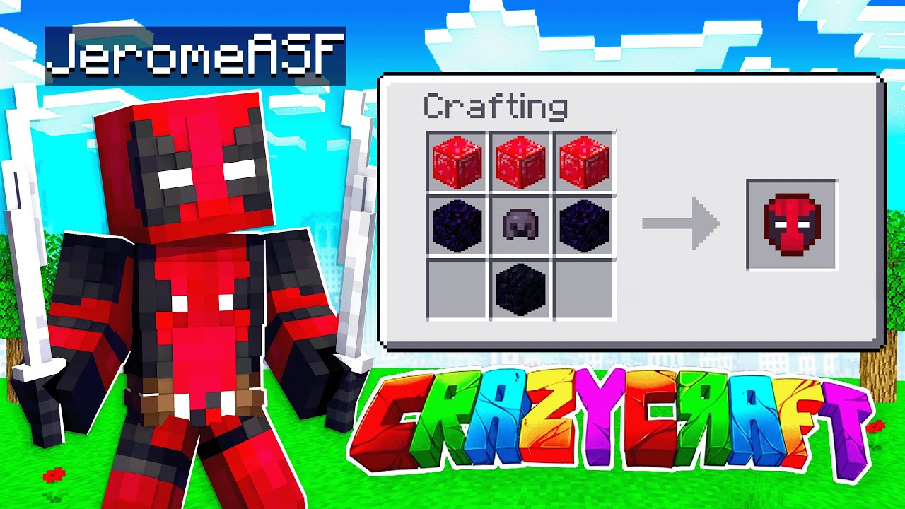 Становление ДЭДПУЛА в Minecraft Crazy Craft