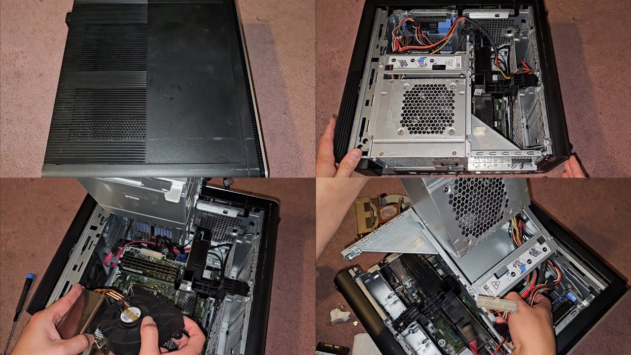 DELL XPS 8930 Disassembly RAM SSD Hard Drive Upgrade GPU PSU Power Supply Replacement Repair