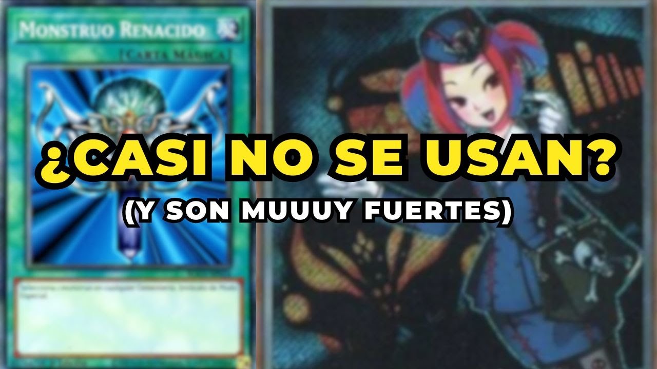Esta CARTAS SON DEMASIADO BUENAS pero casi NO se USAN / YU-GI-OH TCG