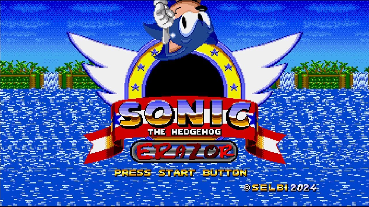 Sonic ERaZor 7 (2024 Release) ✪ 100% - No Death Playthrough (1080p/60fps)