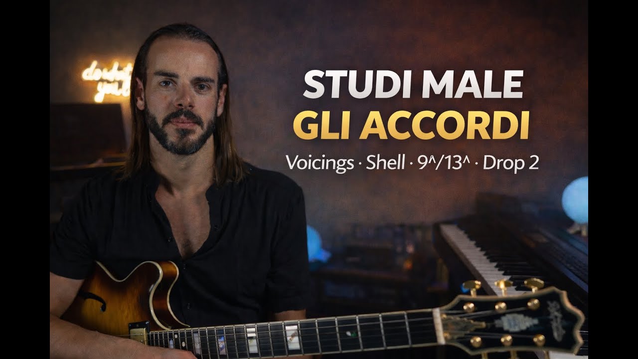 Gli accordi sulla chitarra si studiano quasi sempre nel modo sbagliato