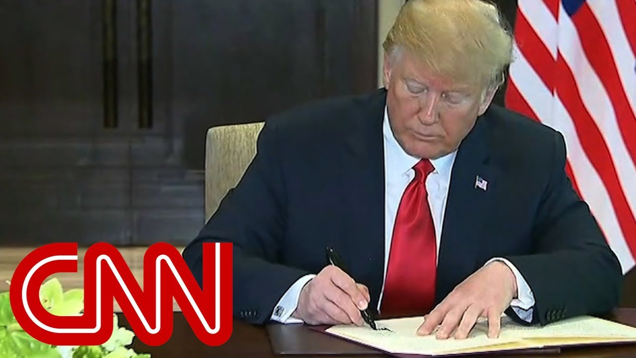 Trump, Kim Jong Un sign ‘historic document’
