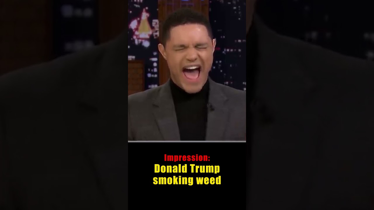 Impression Of Donald Trump Smoking Weed