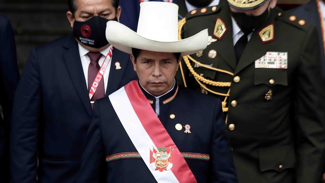 Pedro Castillo sworn in as Peru's new president