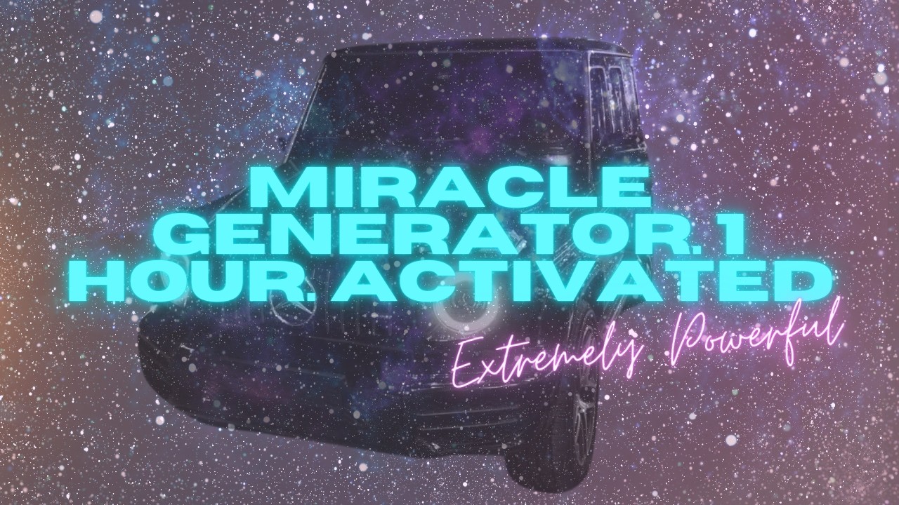 listen once and watch miracles become your daily normal — 1 hour miraclemaxxing booster