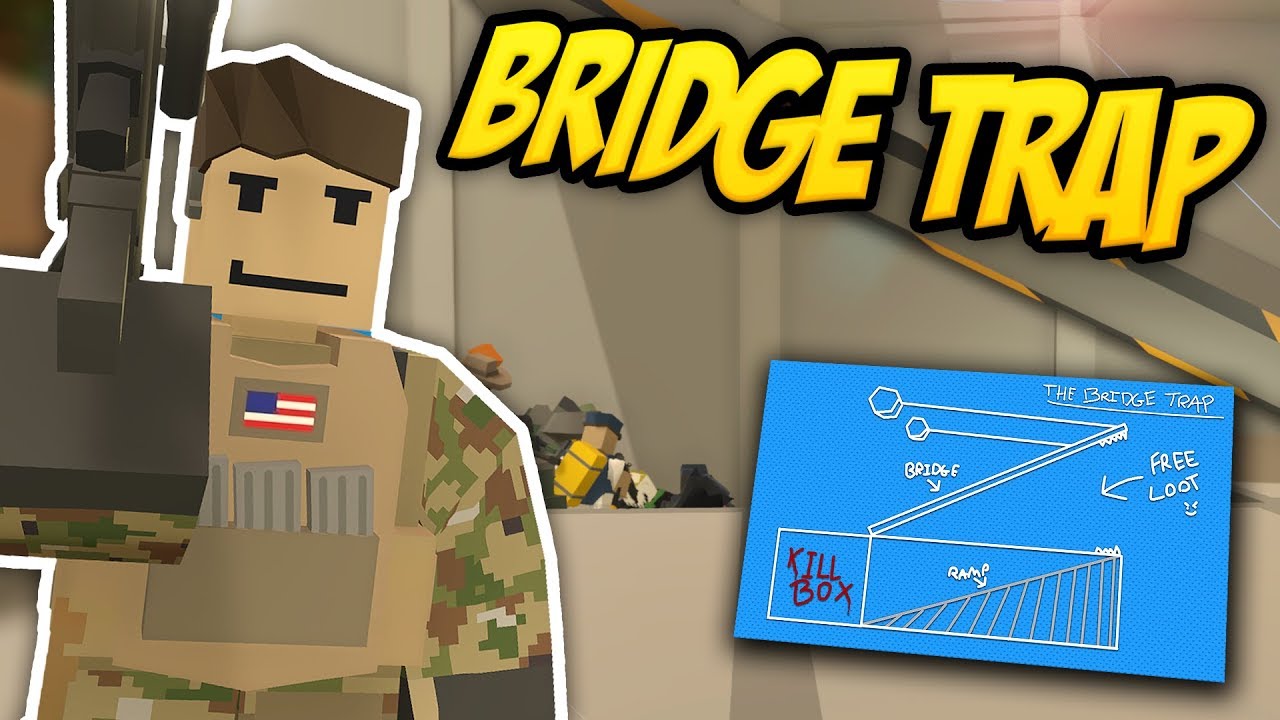 DRAW BRIDGE TRAP BASE - Unturned Traps | Easy Loot!