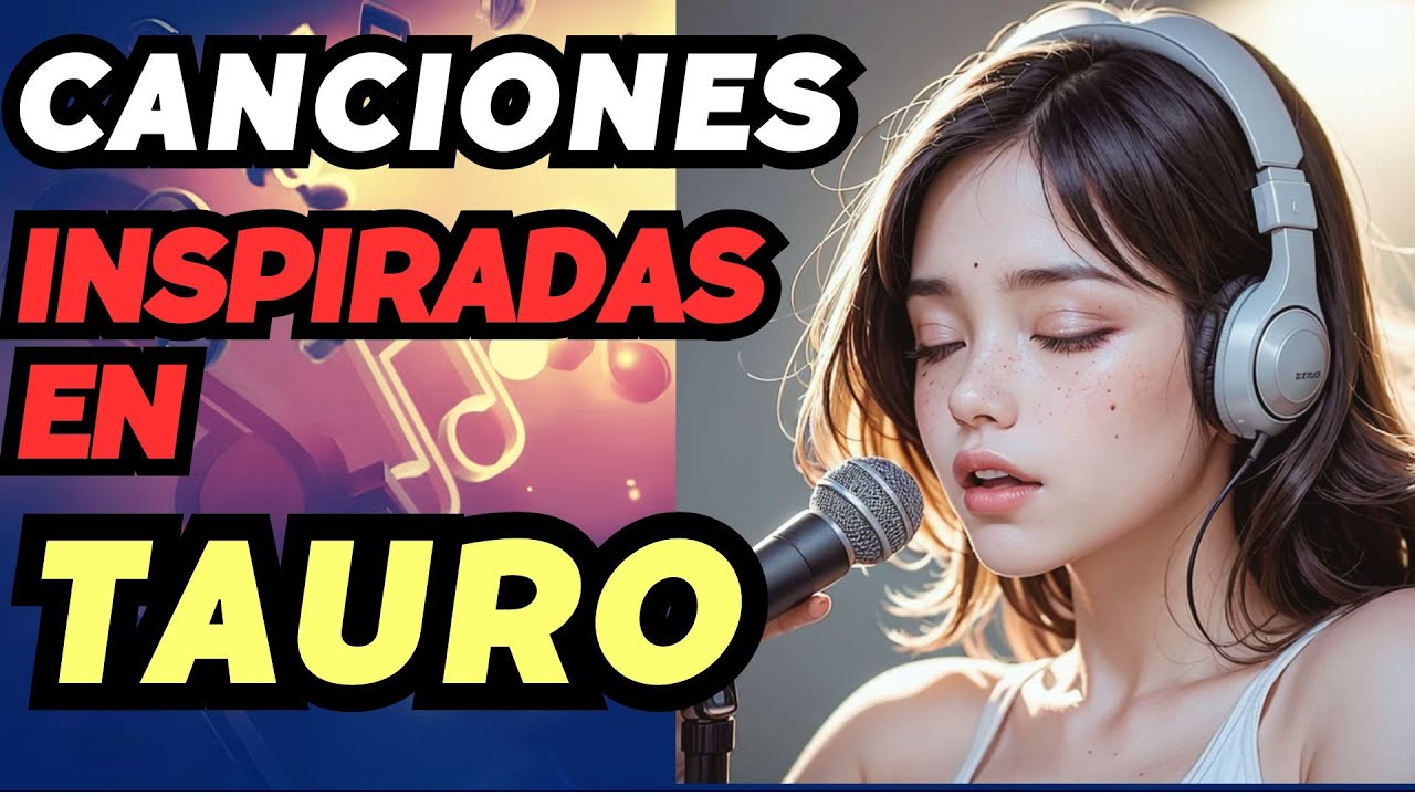 CANCIONES Inspiradas en TAURO: ¡La ENERGÍA de este SIGNO en Cada Nota! 🎶