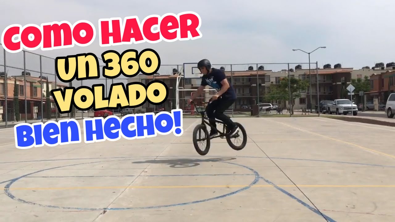 Como hacer 360 volado / como hacer 360 bmx bien hecho / como hacer 360 fácilmente / 360 bmx