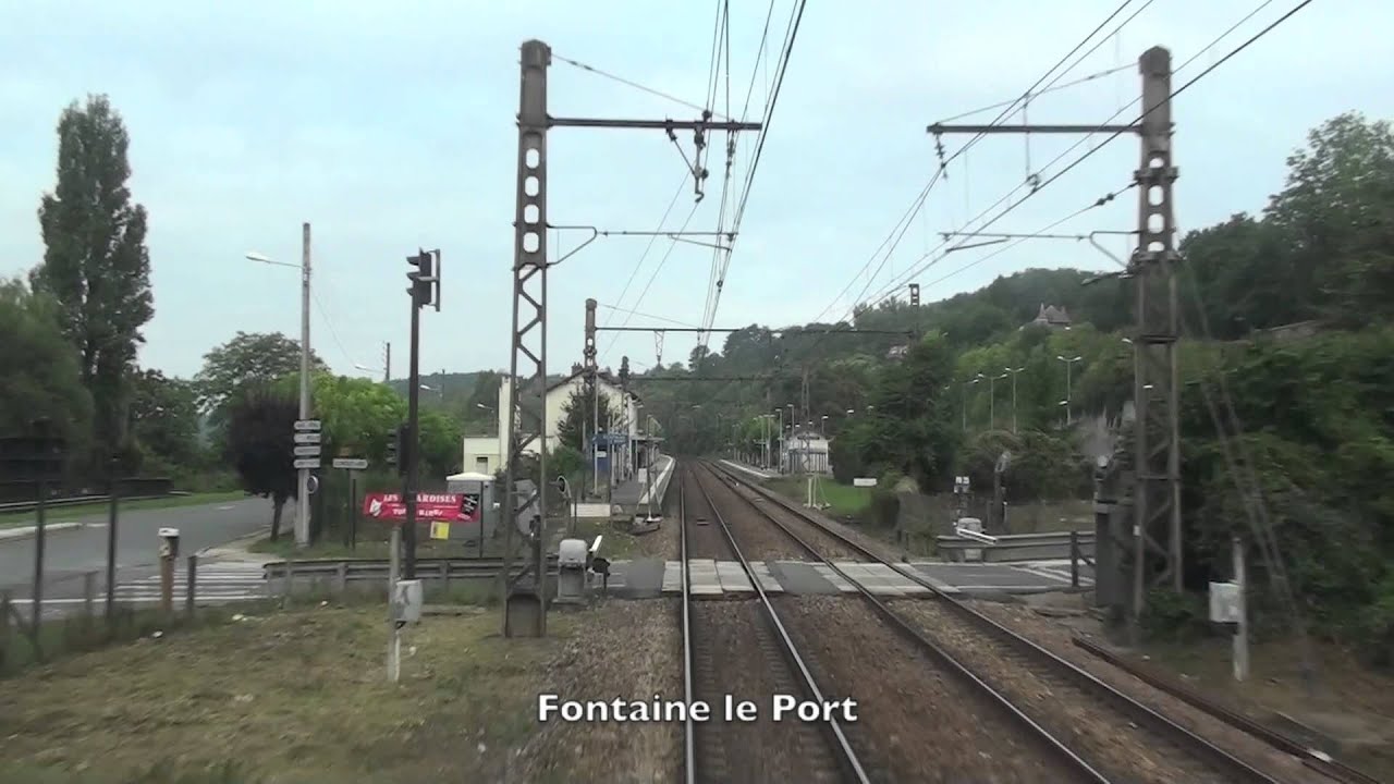 Voyage en cabine : Sur la PLM de Montereau à Lieusaint (via Héricy) en BB 26000