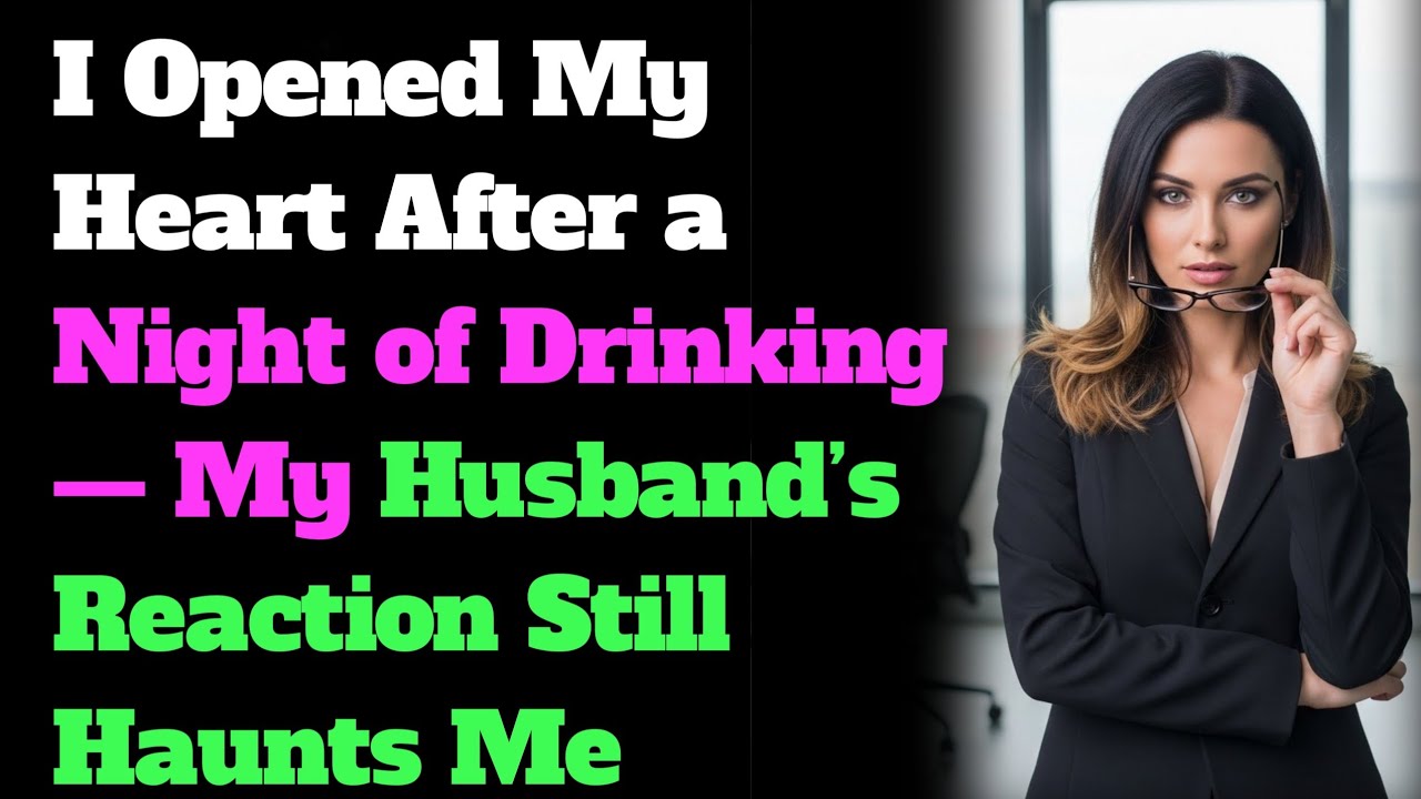 I Opened My Heart After a Night of Drinking — My Husband’s Reaction Still Haunts Me
