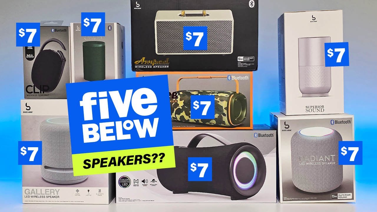 Testing EVERY $7 Bluetooth Speaker from Five Below!