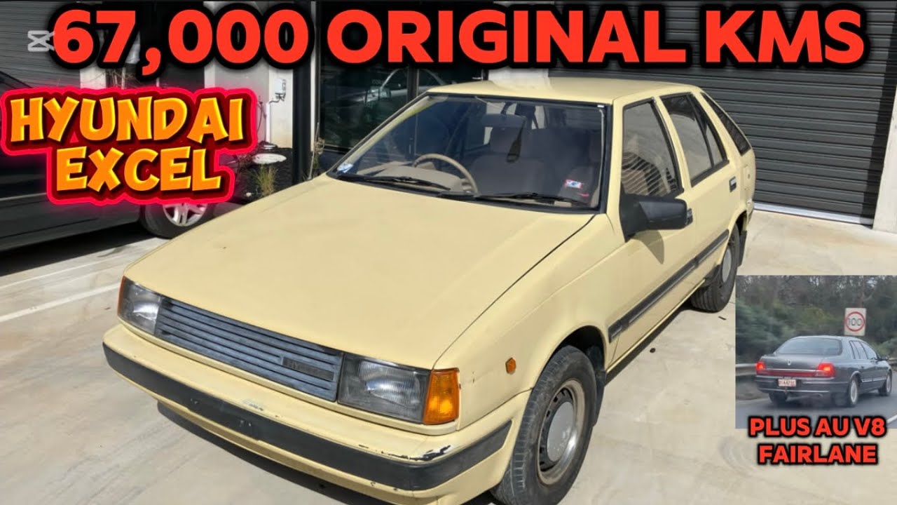 67,000 Original KM Hyundai Excel. Plus, V8 AU Fairlane Ghia