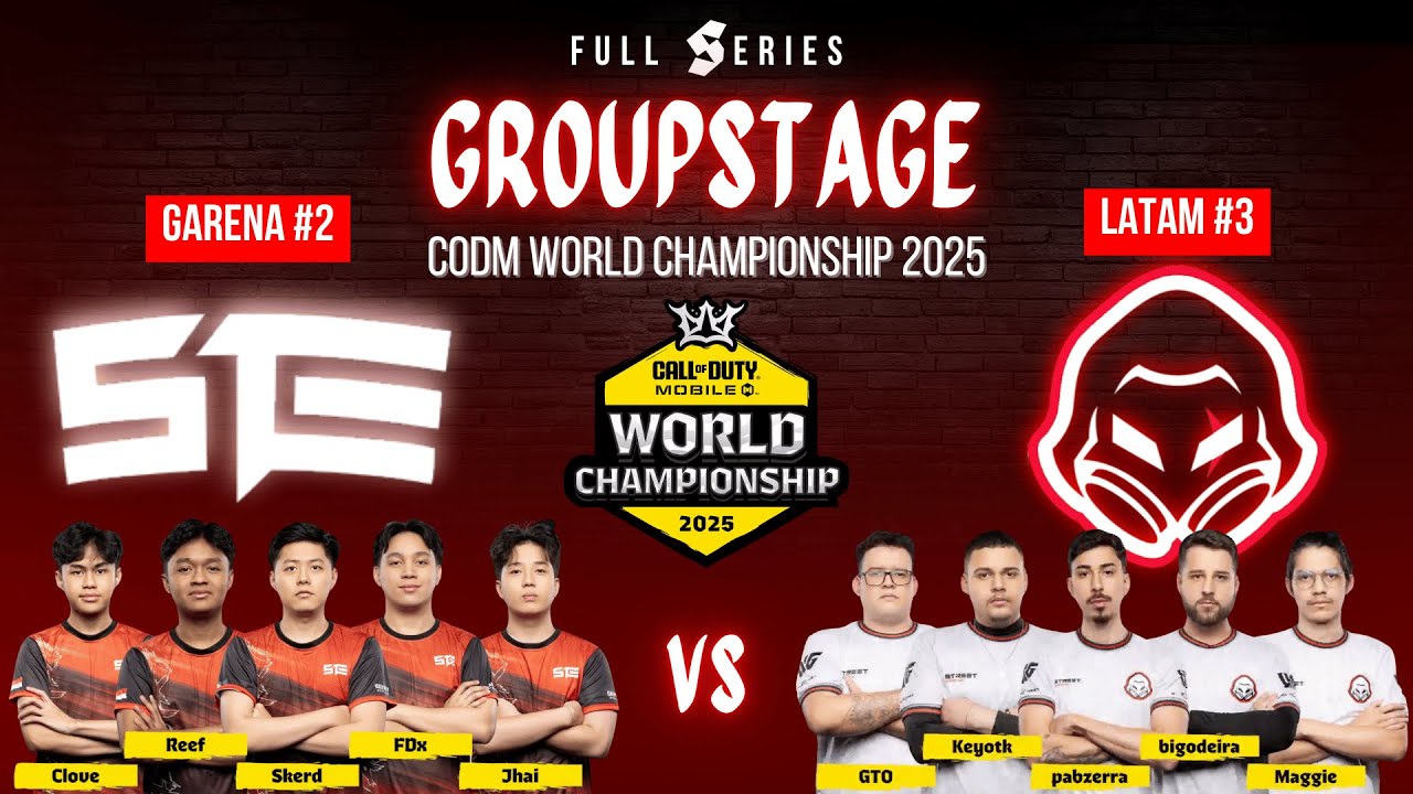 STE против STREET GAMING | №2 GARENA ПРОТИВ №3 LATAM! 🔥 ГРУППОВОЙ ЭТАП ЧЕМПИОНАТ МИРА CODM 2025
