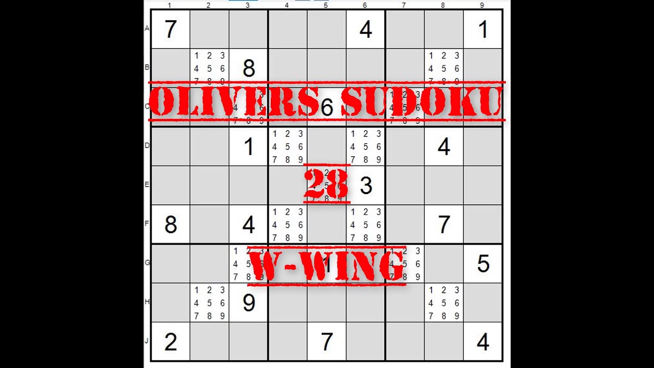 28 Sudoku W Wing