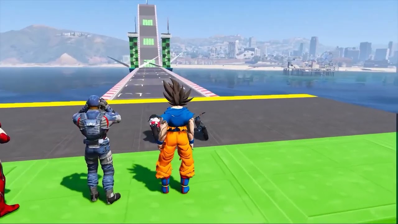 Superheroes Vs Superbikes GTA 5 Challenges