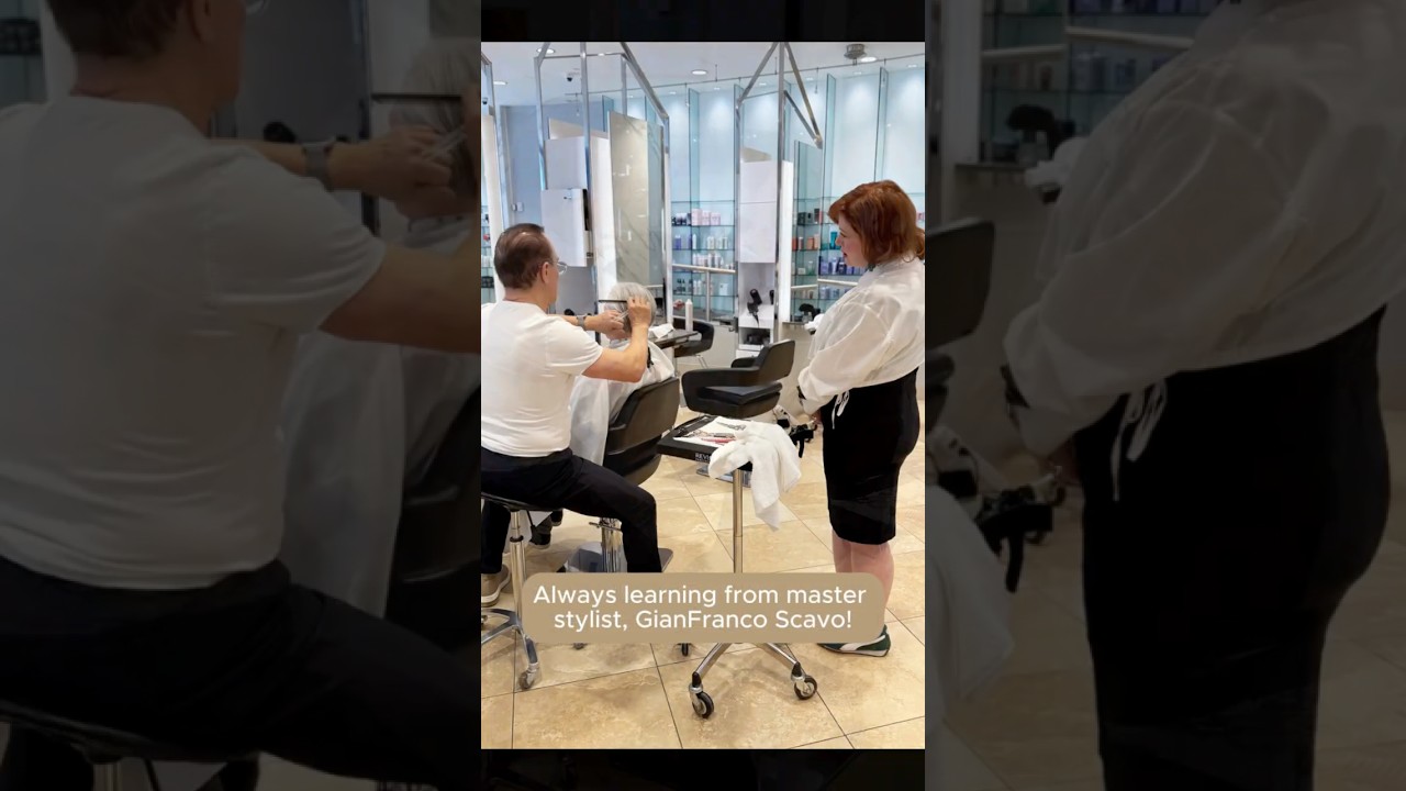 Always learning from the master stylist