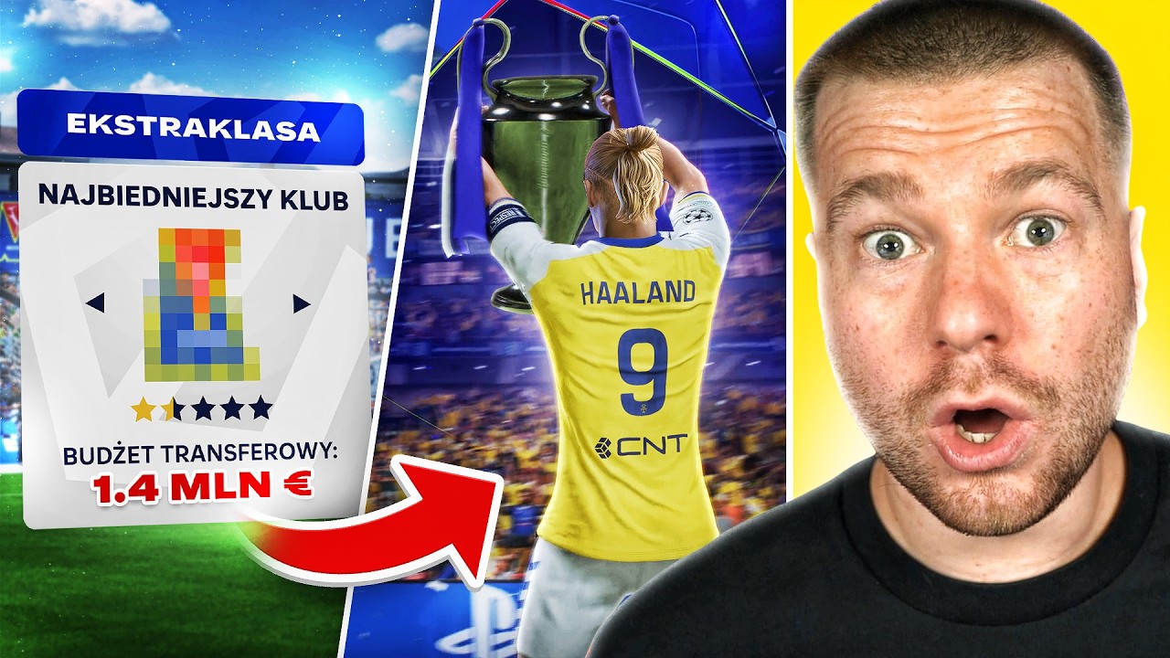 CZY WYGRAM LIGĘ MISTRZÓW NAJBIEDNIEJSZYM KLUBEM EKSTRAKLASY w FC 25?