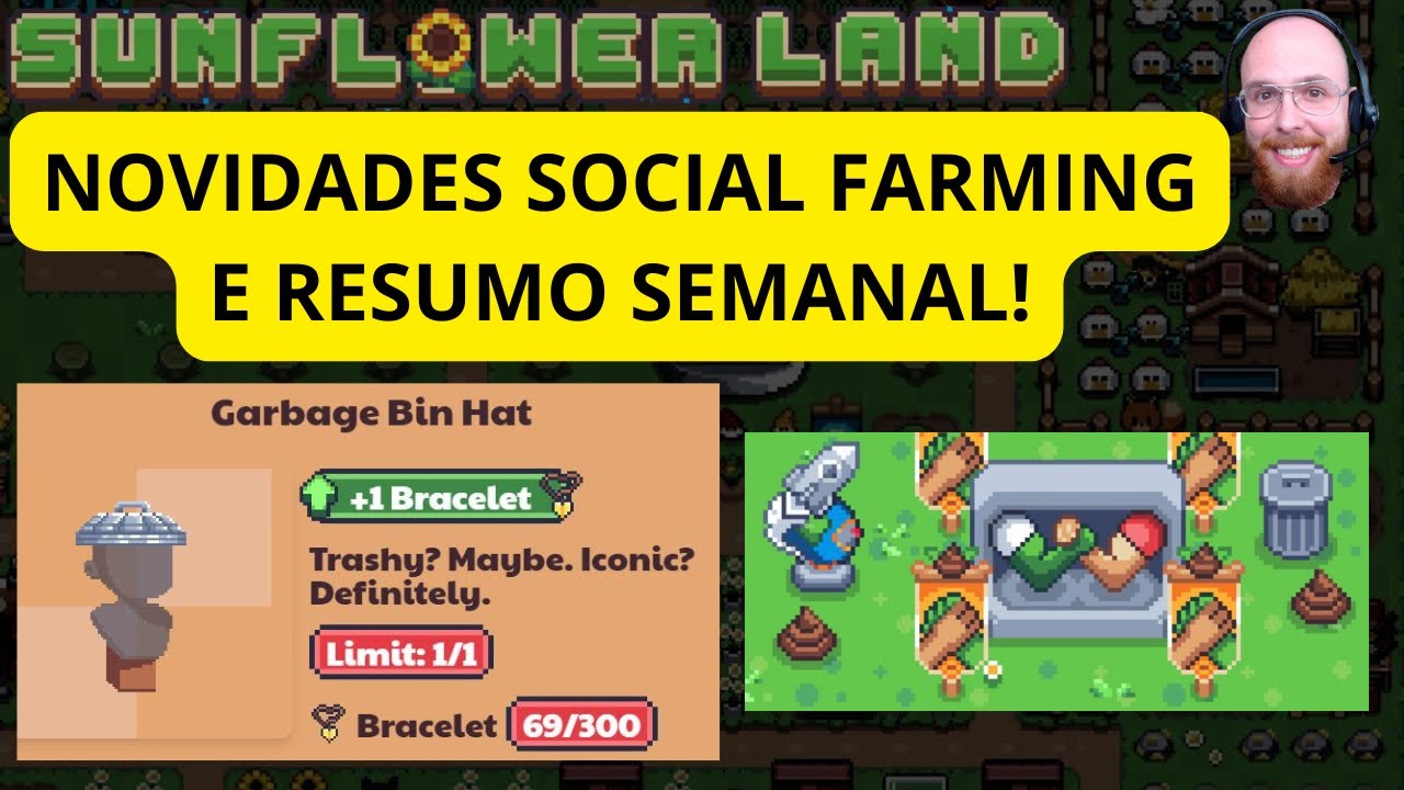 [SUNFLOWER LAND] NOVIDADES SOCIAL FARMING E RESUMO SEMANAL! DIÁRIO DO FAZENDEIRO 146