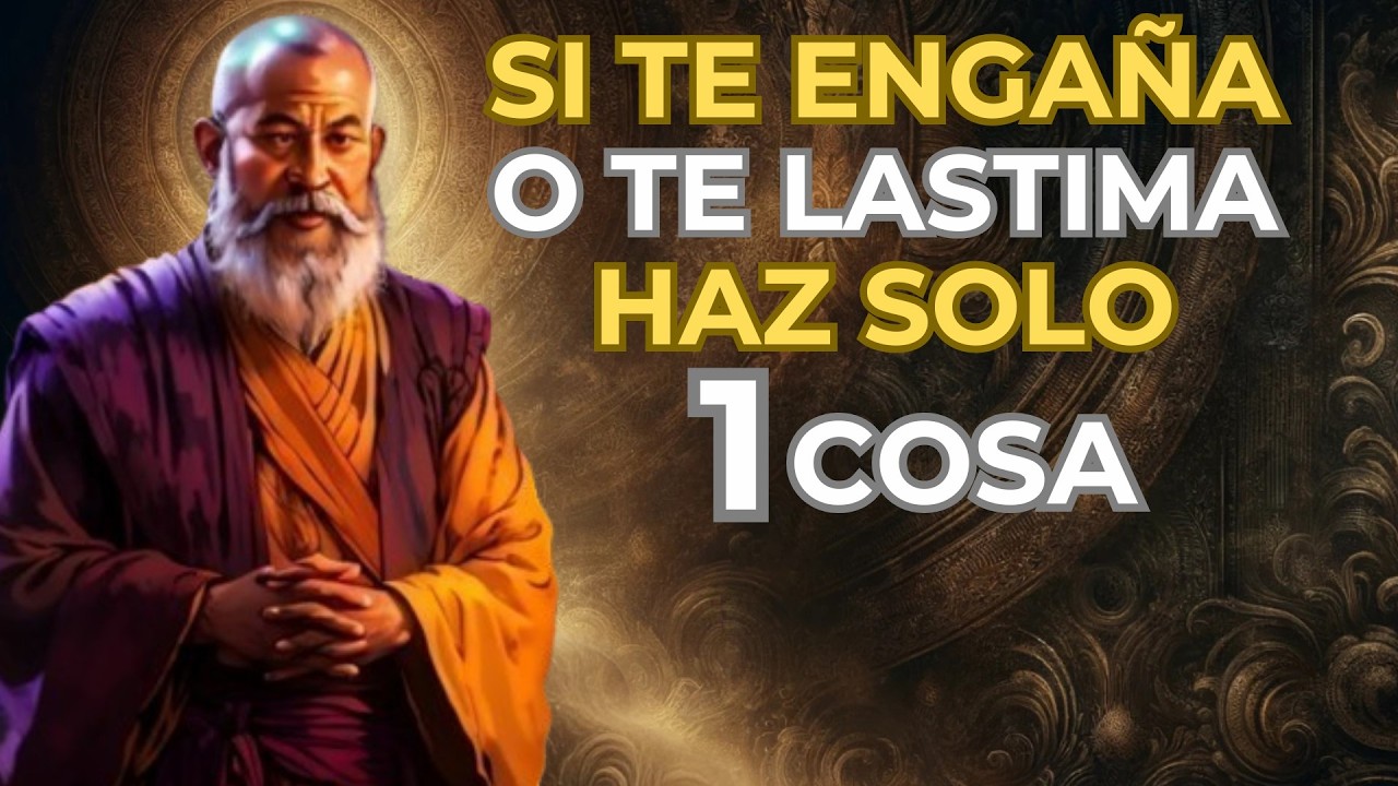 Si TE ENGAÑA o TE LASTIMA, HAZ SOLO una COSA | enseñanzas zen y budista