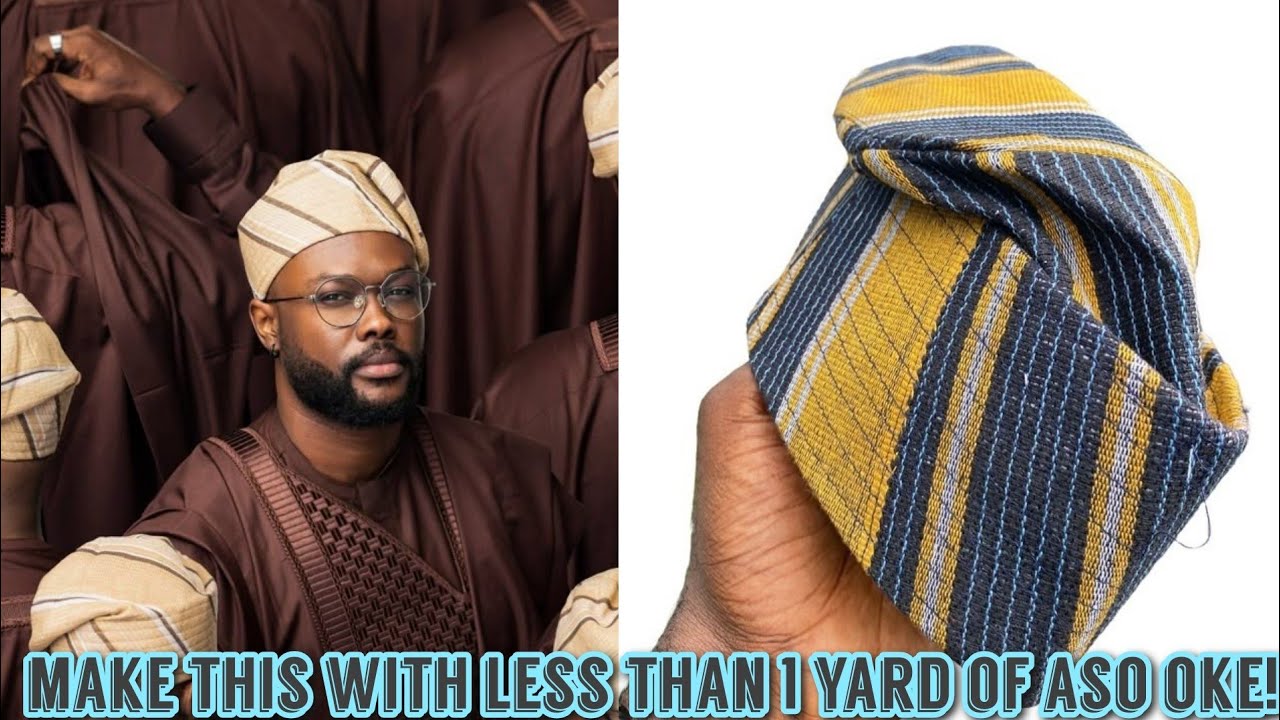 How To Make Aso Oke Yoruba cap/Yoruba Fila Cap